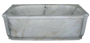 Bathroom Stone Bathtub,Carrara White Marble Bathtub