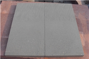 Grey-Green Sandstone Slabs & Tiles, China Grey Sandstone