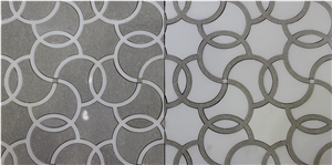 Marble Water Jet Mosaic_mwjm010
