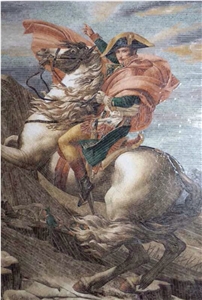 Napoleon Portrait, Stone Mosaic Art Work