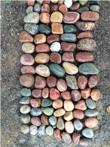Multicolor Pebble Stone, River Stone