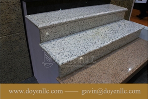 Bethel White Granite Interior Stair Treads, Steps and Risers