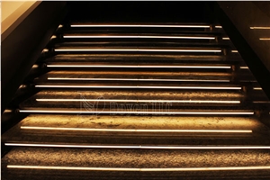 Brazil Jaguar Golden Granite Kitchen Prefab Countertops & Worktops