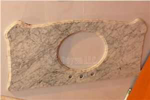 Carrara White Marble Vanity Top for Wholesale and Project