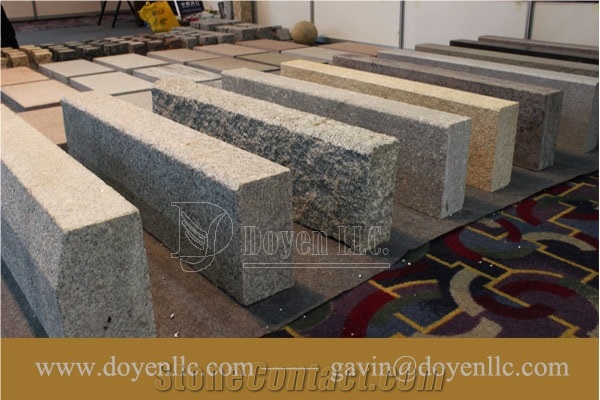 Cheap Chinese Granite Pavers & Cube Stone with Bevel Edges