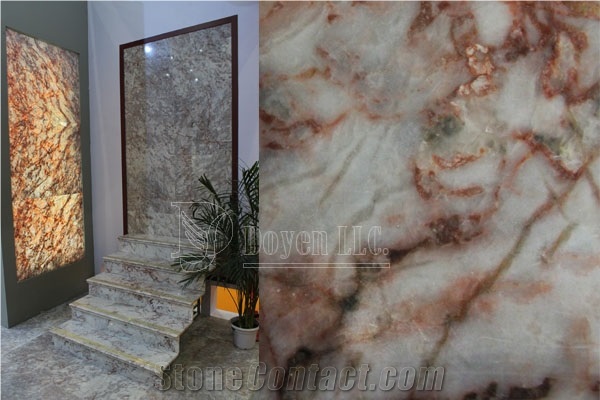China Wolfred New Marble Interior Stair Treads, Steps and Risers