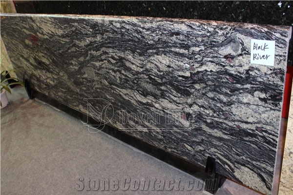 Exclusive Agents Granite, South Africa Black River Granite Kitchen Prefab Countertops & Worktops