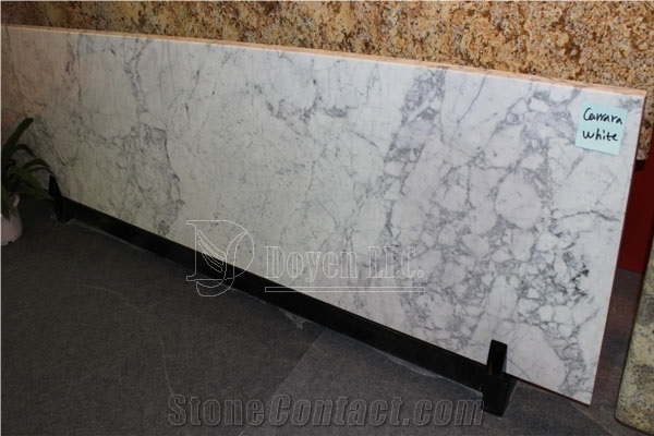 Italy Carrara White Marble Kitchen Prefab Countertops & Worktops