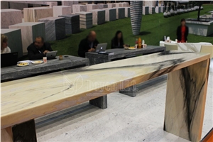 Italy White Marble Reception Countertops & Bar Tops