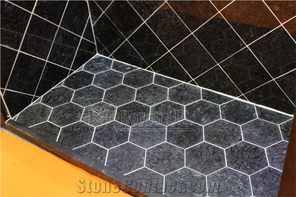 Phoenix Blue Granite Bathroom Shower Flooring Tiles & Willing Designs, New Granite Tiles