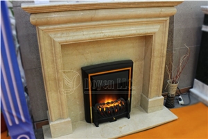 Turkey Ottman Marble Handmade Caved Fireplace European & North American Styles