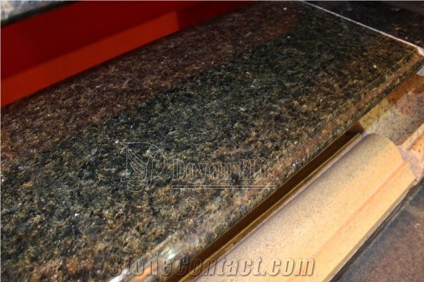 Ubatuba Granite, Ogee Edge for Countertops, Worktops & Bar Tops