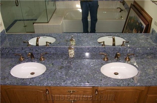 Azul Bahia Granite Bathroom Countertops