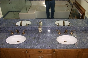 Azul Bahia Granite Bathroom Countertops