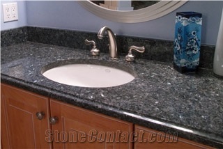 Blue Pearl Granite Bathroom Countertops