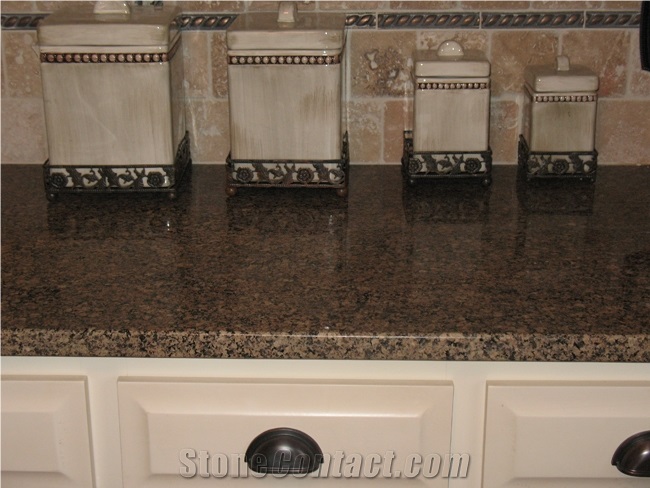 Desert Brown Granite Kitchen Countertops