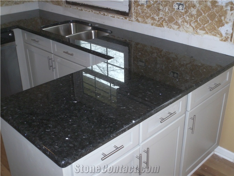 Emerald Pearl Granite Kitchen Countertops
