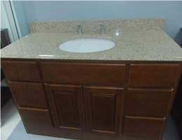 G682 Granite Yellow Rust Stone Granite Bathroom Countertops