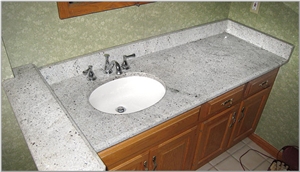 Kashmir White Granite Bathroom Countertops