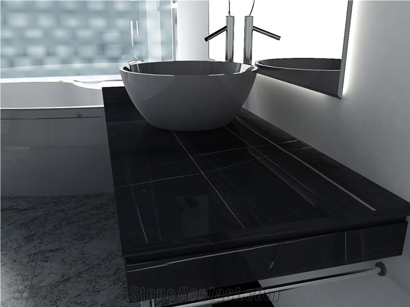 Roland Black Marble Bathroom Countertops From China Stonecontact Com