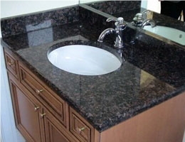Tan Brown Granite Bathroom Countertops