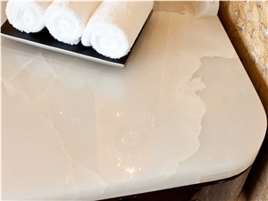 White Jade Bathroom Countertops,Vanity Tops