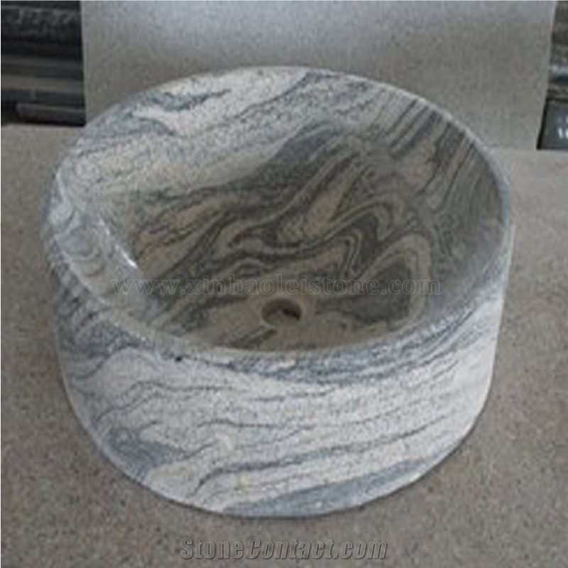 China Juparana Granite Round Sink