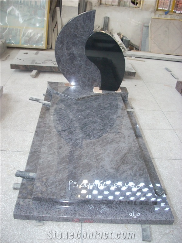 Finland Style Monuments, India Black Granite Monuments