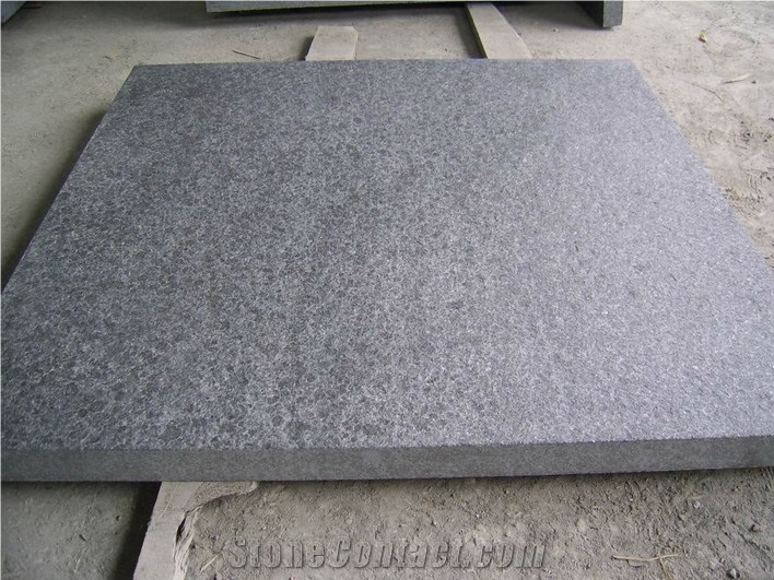 Flamed G684 Black Basalt Slab & Tile(Cheap Price),China Black Basalt
