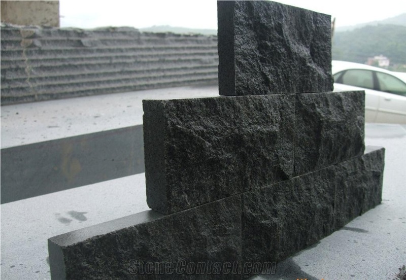 G654 Black Granite Slab, Black Granite