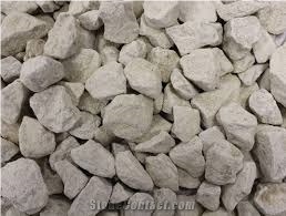 Ash White Limestione Limestone Block, Pakistan White Limestone