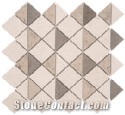 Gascogne Beige Limestone Mosaic Natural Stone