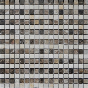 Emperador Dark Marble Mosaic