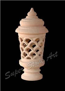 Lamp, Lanterns, Lanterns Supplier, Jodhpur Pink Sandstone Lanterns, Post Lamps, Stone Post Lamps, Garden Lamps, Night Lamps