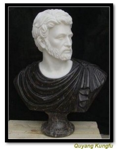 Black Marble Stone Bust