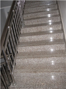 Red Granite G687 Stairs & Steps