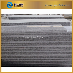 Fujian Quarry Owner Sell Cheapest G603 Granite Staircase Material, Grey Granite Step