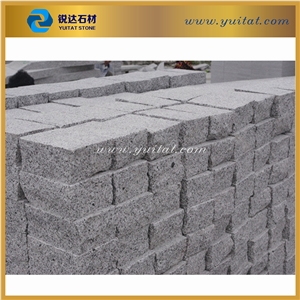 G603 Grey Landscaping Stone, G603 Granite 10x10cm Grey Cube Stone