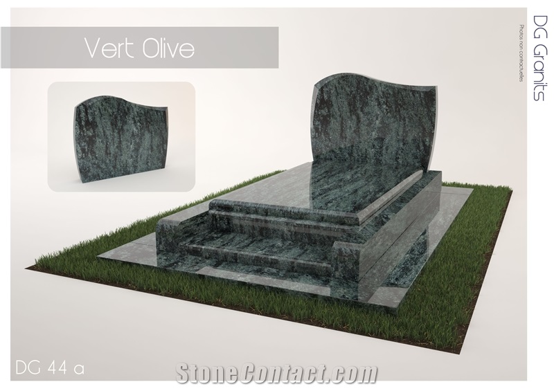 Vert Olive Granite Monument, Olive Green Granite Monuments