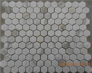 Italy Calacatta Mosaic Tiles with Good Quality,Calacatta Carrara White Marble Mosaics