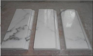 Marble Molding with Factory Price, Carrara White Marble Moldings, Bianco Carrara White Marble Moldings