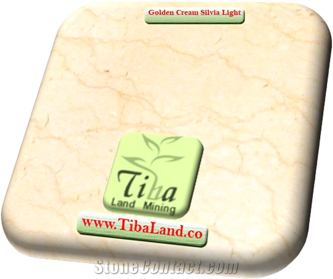 Golden Cream Silvia Light Marble Slabs & Tiles