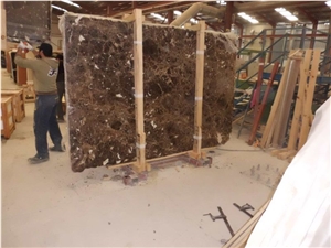 Marron Emperador Marble Slabs, Spain Brown Marble