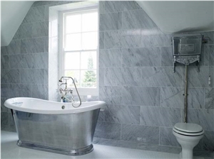 Bardiglio Vagli Marble Bathroom Design
