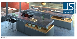 Azul Noche Granite Kitchen Countertop