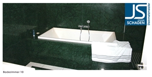 Verde Guatemala Marble Bathtub Deck