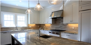Brown Marble Kitchen Countertops