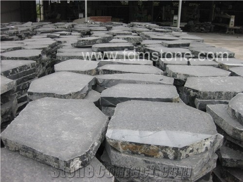 Flagstone Patio Patterns,Exfoliated Basalt Paver
