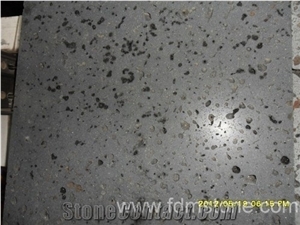 Hainan Black Basalt Lava Stone Stone Flooring Tile & Slabs, Honed Walling Tiles, Black Pavers