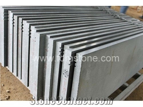 Hainan Grey Basalt Step and Stairs,Engineered Stone Size,Grey Basalt/Bluestone Step Stairs,Exterior Stair Treads,Natural Stone Stair Treads,Granit Stairs Steps